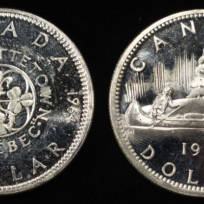 (2) 80% SILVER CANADIAN DOLLARS