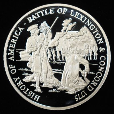 HISTORY OF AMERICA  APPROX 0.8 .999 SILVER