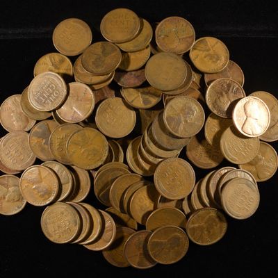 (91) WHEAT CENTS FROM THE 20'S