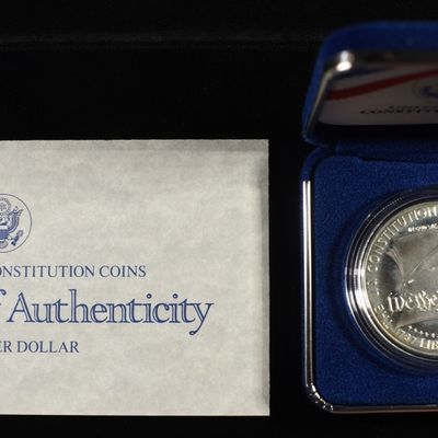 1987-S $1 COMMEM CONSTITUTION PROOF