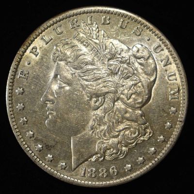 1886-O MORGAN DOLLAR CH AU