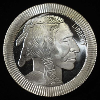 STACKABLE 1 OZ .999 PROOF SILVER ROUND