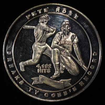 PETE ROSE 1 OZ .999 SILVER ROUND