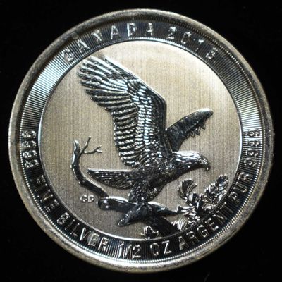 2015 CANADIAN 1/2 OZ .999 SILVER ROUND