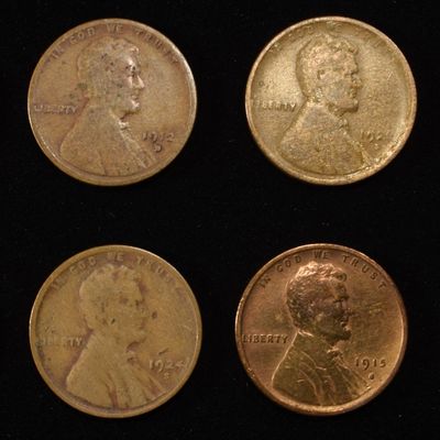 8 NICE EARLY SEMIKEY WHEAT CENTS