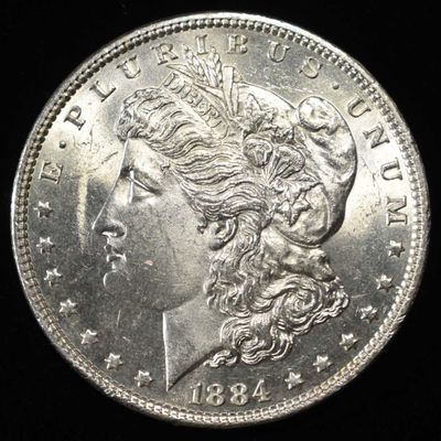 1884 MORGAN DOLLAR BU
