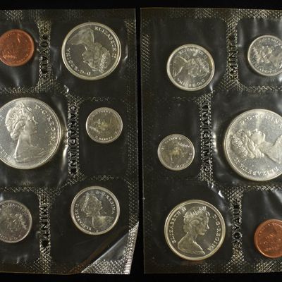 (2) 1965 CANADA PL SETS
