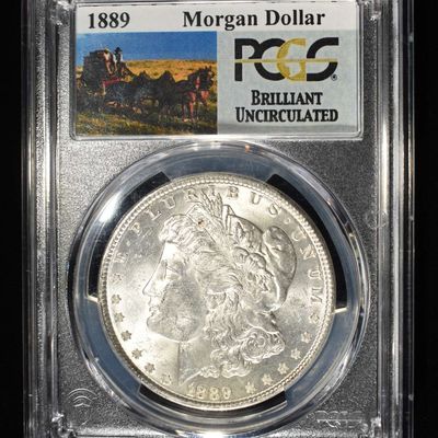 1889 MORGAN DOLLAR PCGS BU