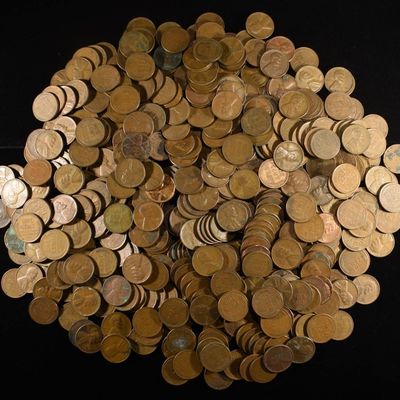 (500) WHEAT CENTS