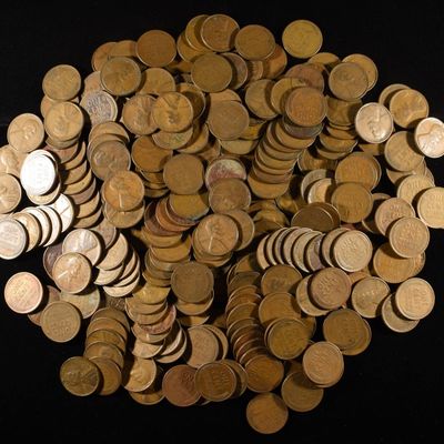 (250) WHEAT CENTS FROM THE 1930'S