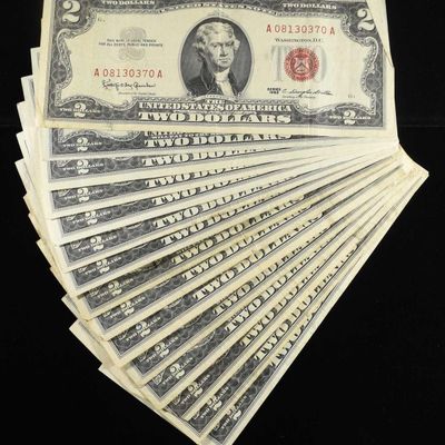 (15) $2 RED SEAL NOTES