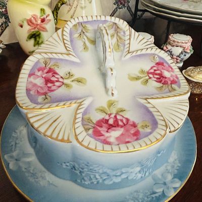 Antique butter dish 