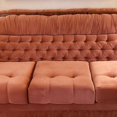Pink sofa 