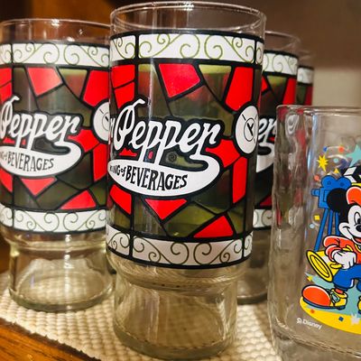 Dr Pepper glasses 