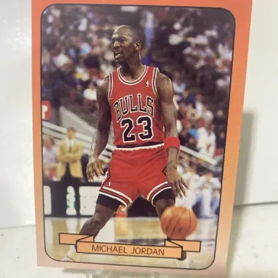 1990 Living Legends Orange Michael Jordan NNO Chicago Bulls Broder Promo Card