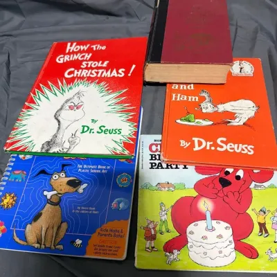 TITLE: Vintage Dr Seuss Clifford The Big Red Dog Klutz Childrens Books Mixed Lot Of 5  