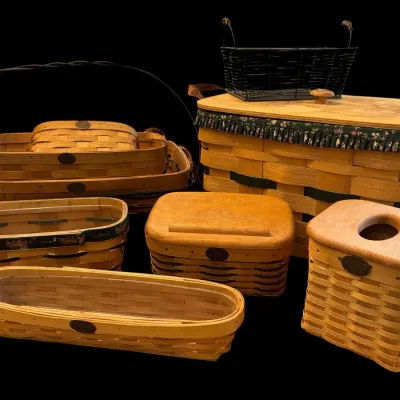 Peterboro Basket Co. Hand Woven Baskets