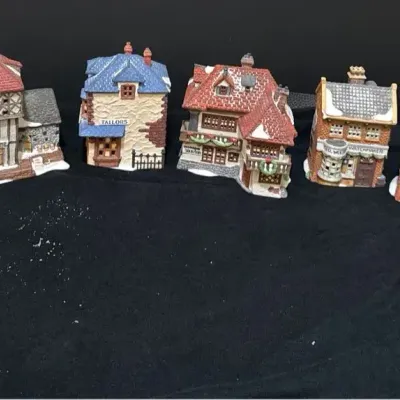 Dept 56 Dicken’s Villager -Blythe Pond, Tailors, Watch Maker, Baker And Solicitor