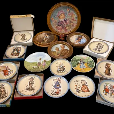 Vintage Sister Berta Hummel & Schmid Collector Plate Estate Collection