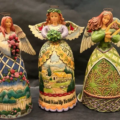 Jim Shore Heartwood Creek Angels - Celtic, Irish Knots