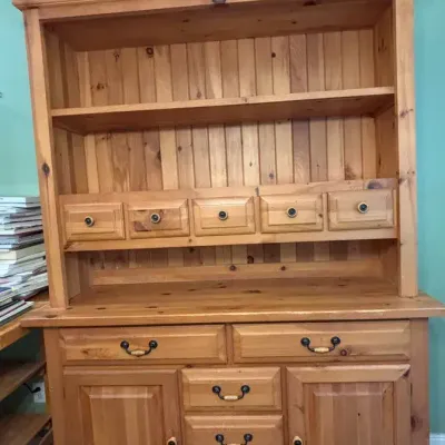 Two-Piece Pine Welsh Dresser