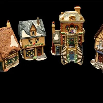 Olde London Towne: A Four-Piece Dickens Village Escape For The Holidays 