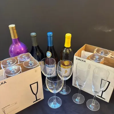 Ikea Champagne Glasses