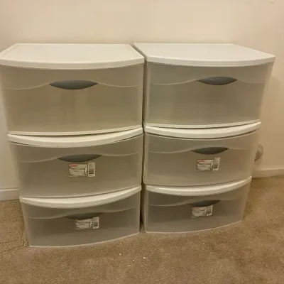 45qt Sterilite Storage Drawers 