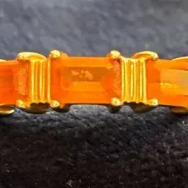 14K Gold Gemstone Ring