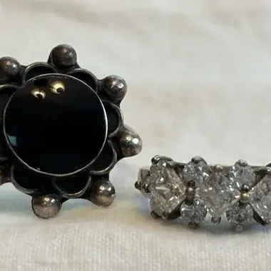 Sterling And Stone Rings