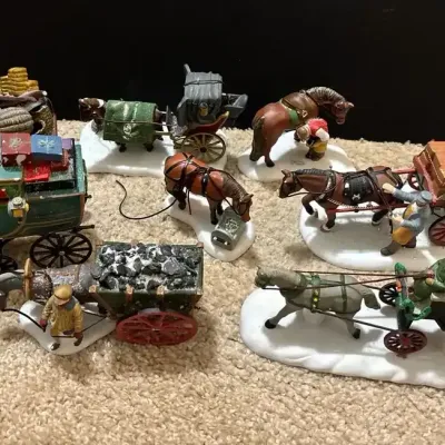Dept. 56 Horse and Carriage Accessories