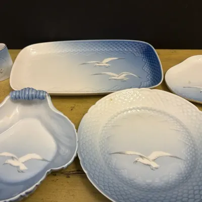 Bing & Grondahl Seagull Porcelain Small Bowl and Plates