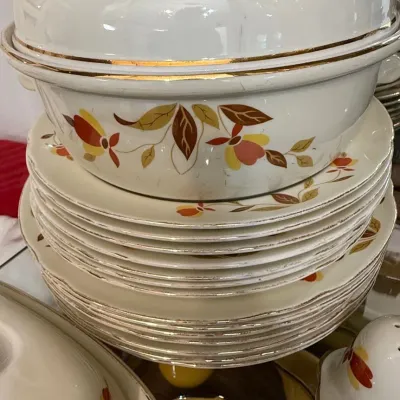Hall Superior Quality Autumn Leaf Dinnerware Set 