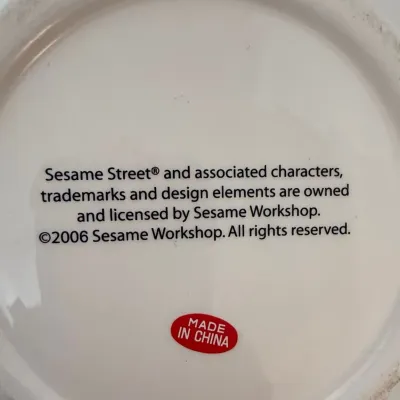 2006 Sesame Street Cookie Monster Cookie Jar 