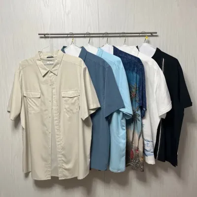 Men’s XXL Button Down Shirts (Columbia, Campus, Cubavera)