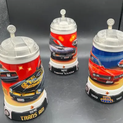 Pontiac and Plymouth Stein Collection