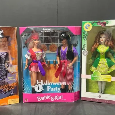 Halloween Party Barbie & Ken, Barbie Halloween Glow & Irish Dance Barbie