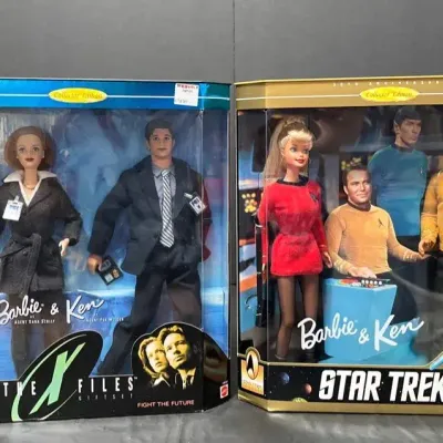 Barbie and Ken Star Trek and Barbie and Ken X Files