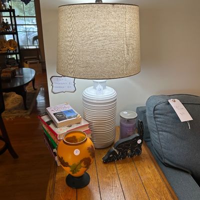 Sale Photo Thumbnail #75: Pair of these lamps available. 