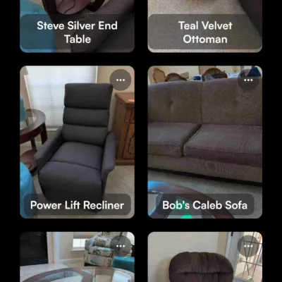 Sale Photo Thumbnail #8: Steve Silver End Table
Steve Silver Coffee Table
Power Lift Recliner
Sofa
Oversized Swivel Chair