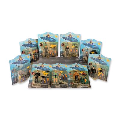 9pc Playmates Toys SeaQuest DSV Action Figure Collection