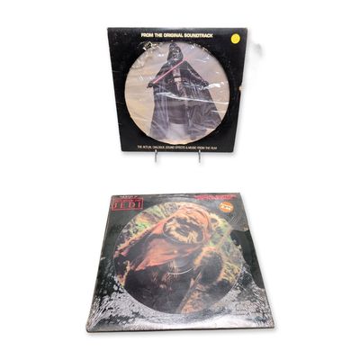 Star Wars Two Vinyl Picture Disc Soundtrack LP Collection