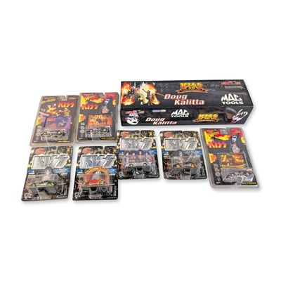 8pc KISS Band Themed Die Cast Model Vehicles