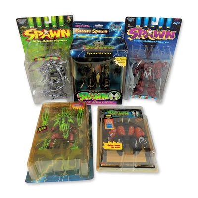 5pc McFarlane Toys Spawn Action Figures