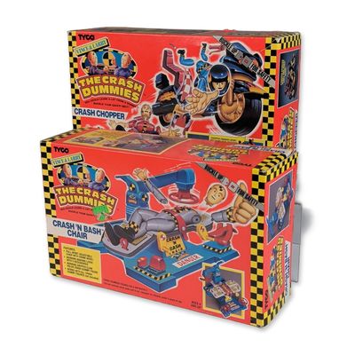 2pc Tyco The Incredible Crash Dummies Playsets