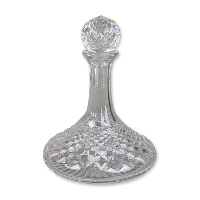 Waterford Crystal Ships Decanter and Stopper, Alana