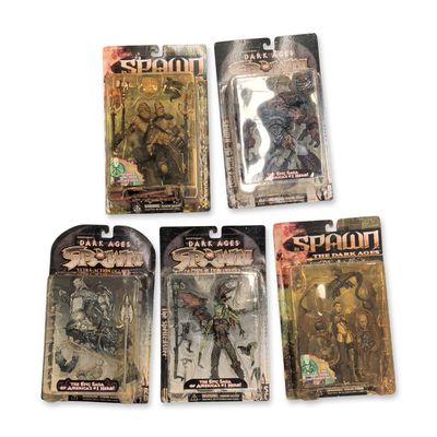5pc McFarlane Toys Spawn The Dark Ages Action Figure Group