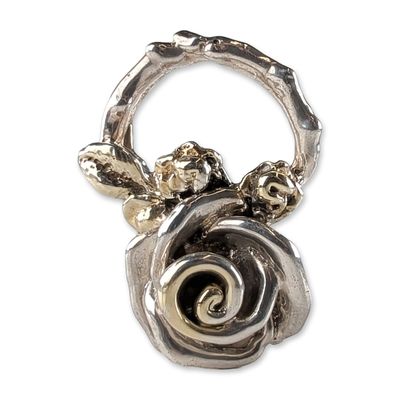 Yaacov Heller Sterling Silver Rose Magnet