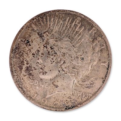 1923 US Peace Silver One Dollar Coin, Circulated