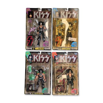 4pc McFarlane Toys KISS Ultra-Action Figures